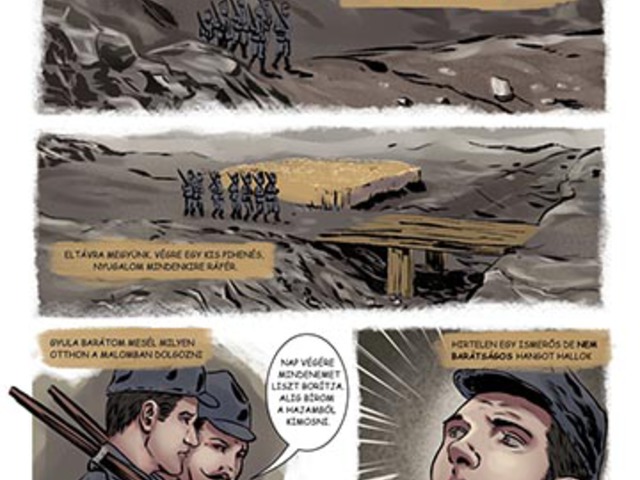 Magyarok az Isonzónál képregénypályázat - helyezés nélkül