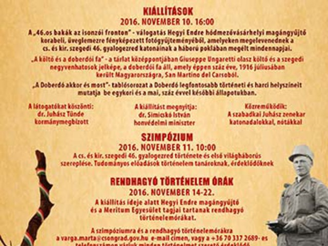 46-os bakák az Isonzó fronton