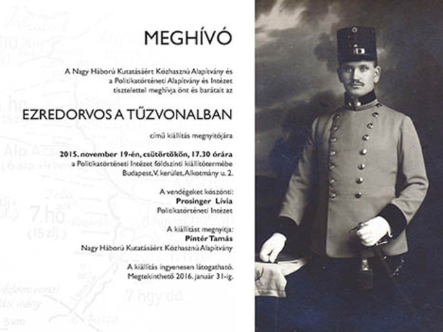 Ezredorvos a tűzvonalban