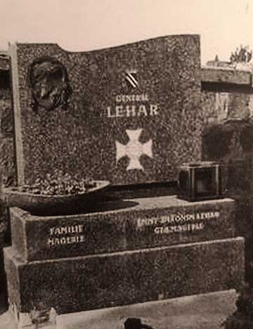 Lehár Antal ezredes síremléke – részlet a kötetből