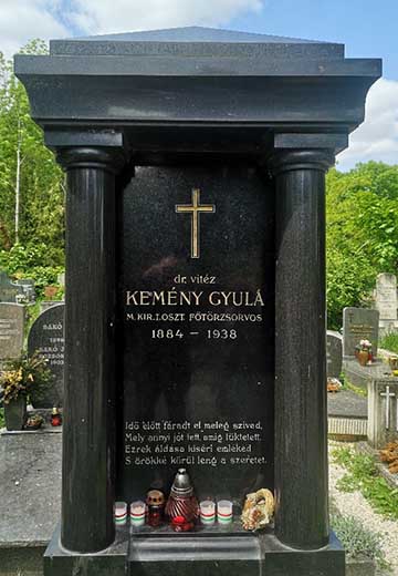  dr. Kemény Gyula sírja