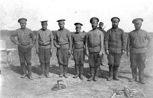 1915. október elején fogságba ejtett kozákok