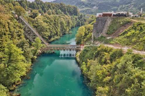 A Neretva és a felrobbantott híd