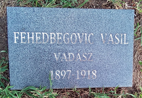 Fehedbegovič Vasil vadász sírköve