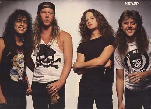 A Metallica tagjai 1987-ben