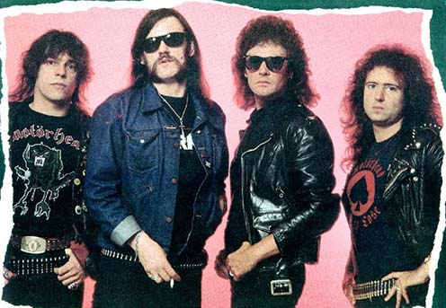 A Motörhead tagjai az 1990-es években