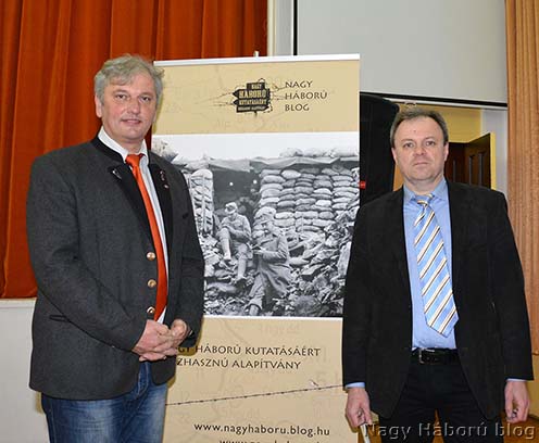 Sárközi Zoltán és Pintér Tamás 2015. január 9-én Péter I. Zoltán nagyváradi könyvbemutatóját követően