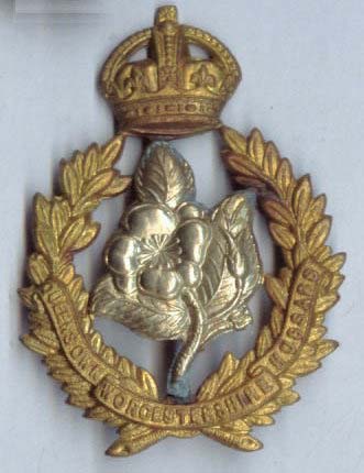 Worcestershire Yeomanry sapkajelvénye