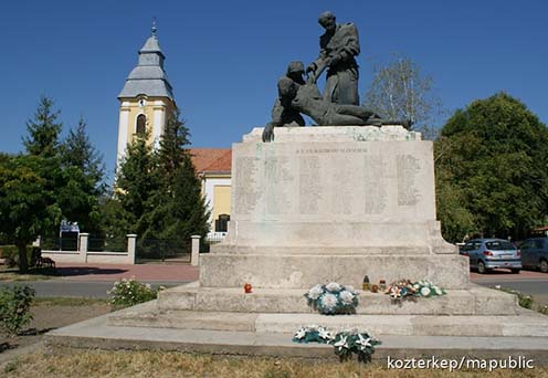 A biharnagybajomi I. és II. világháborús emlékmű