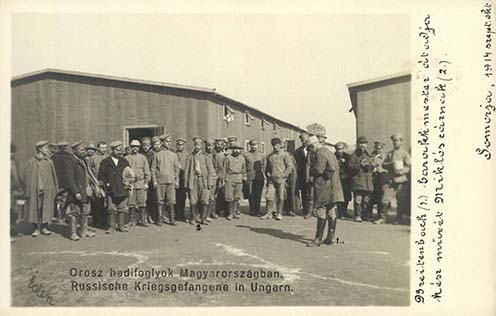 Orosz hadifoglyok a somorjai táborban