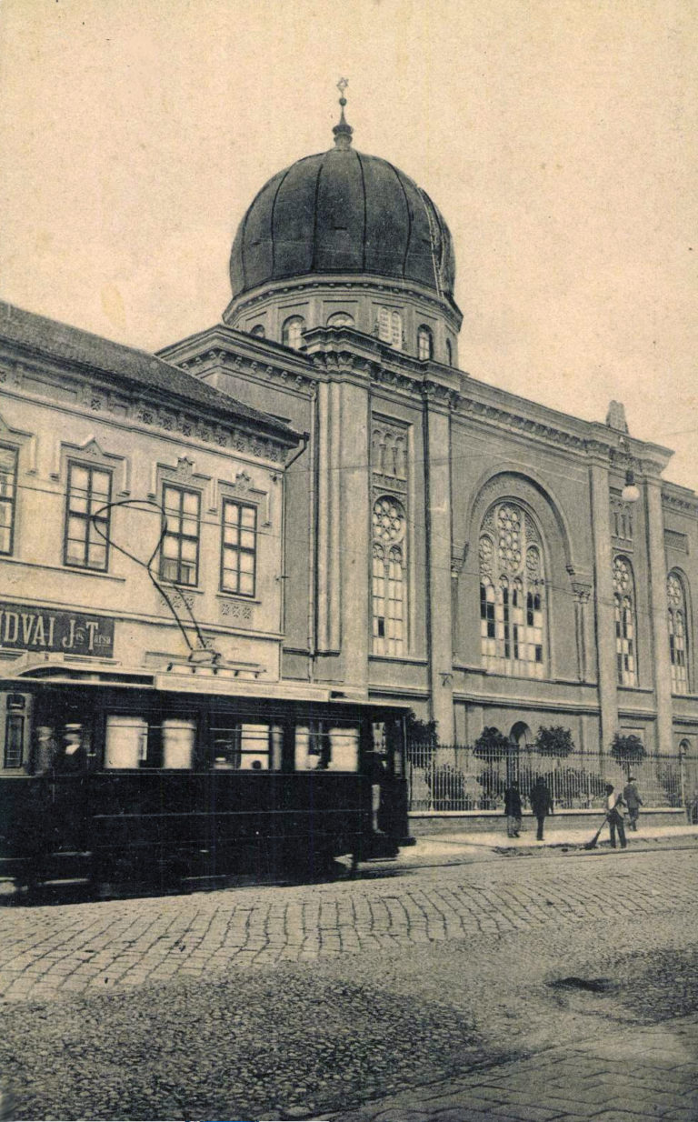 A zsinagóga 1910-ben