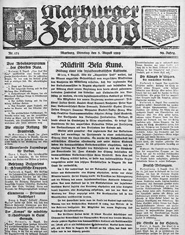 „Marburger Zeitung”