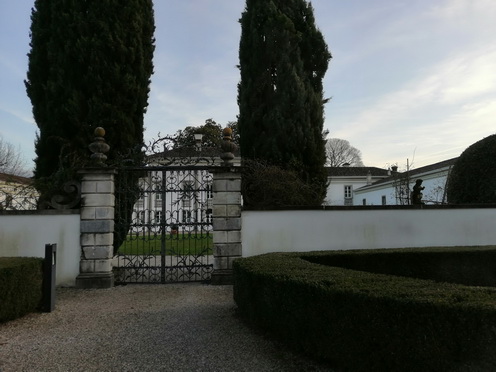 L’entrata di villa Maniago Gorgo a Nogaredo, oggi