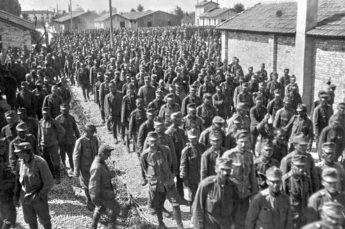 Campo di prigionia di Bagnaria Arsa nel 1916