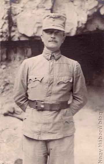 Pour Gyula százados a 17-es honvédek I. zászlóaljának parancsnoka