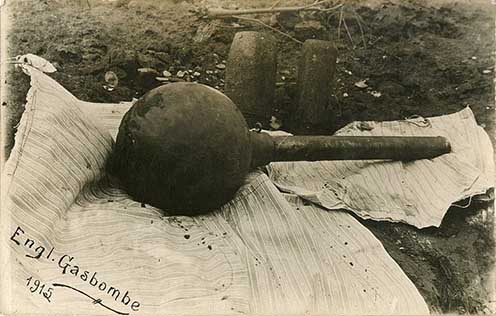 Angol gázbomba 1915-ből