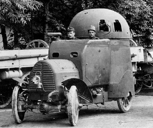 Az Austro-Daimler páncélautó továbbfejlesztett változata 1906-ban
