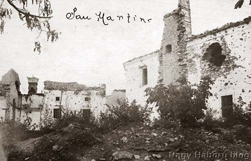 San Martino del Carso a háború alatt