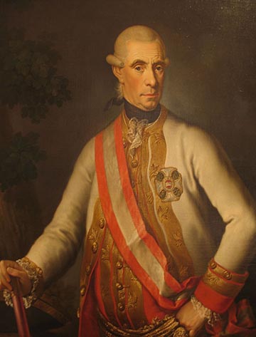 A névadó Ernst Gideon Freiherr von Laudon