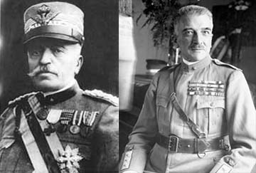 Luigi Cadorna és Armando Diaz