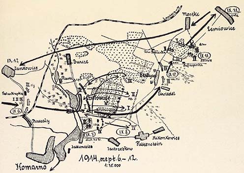 A cs. és kir. 39. gyalogezred harcai 1914. szeptember 6–12.