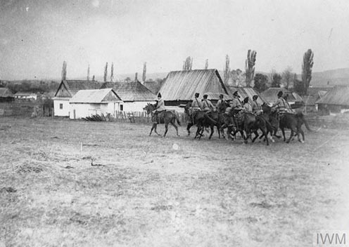 Román lovas őrjárat Gyergyóditróban