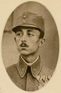 Walter Géza már hadnagyként