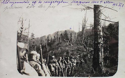 1916 őszén készült fotó a területről