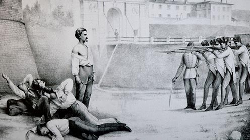 Osztrák megtorlás Bresciában, 1849