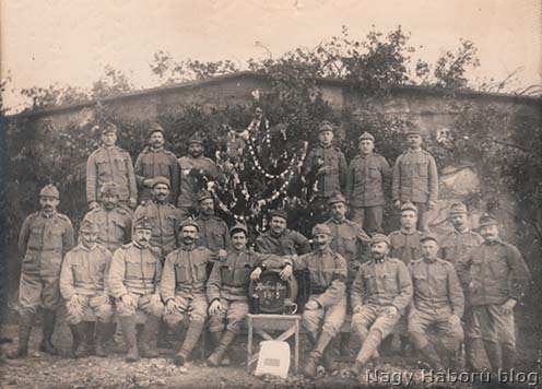 Katonák csoportja 1915 karácsonyán