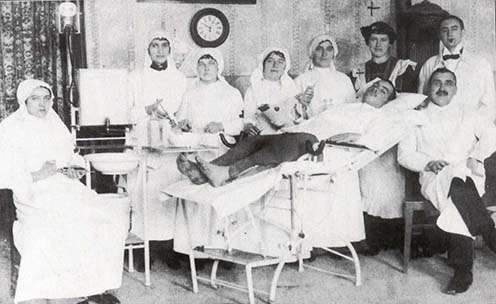 Kiskunhalasi kórház a háború idején