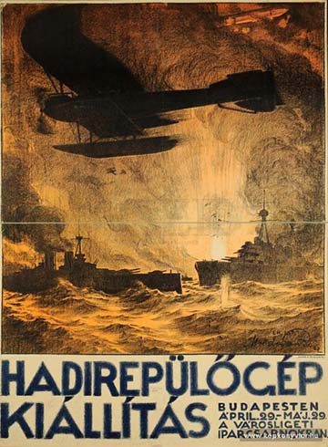 Moldován Béla: Hadirepülőgép kiállítás (1917)