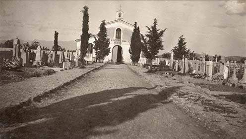 A romansi temető 1916-ban