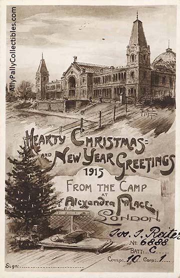 Az 1915-ös karácsonyi – újévi üdvözlőlap-variánsok, Tony Binder szignójával