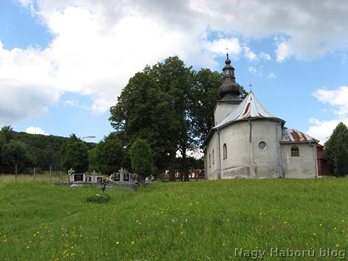 A görög katolikus templom kertje