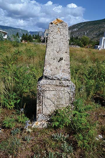 Veress Lajos 1881-ben állított sírköve