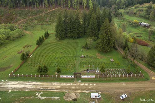 A tízes honvédek átalakított temetője