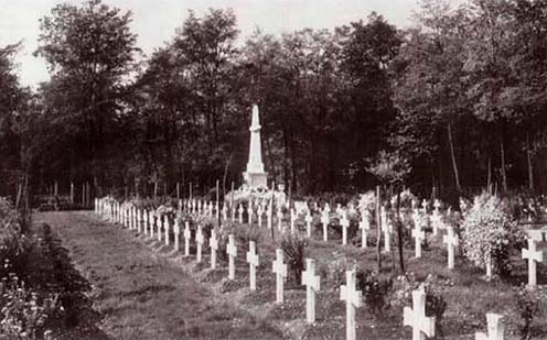 A hadifogoly-temető 1935 körül