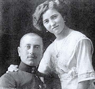 Emil z ženo Julianno Krauss