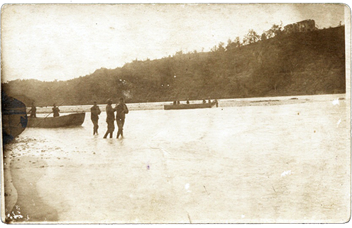 A Piave partja, 1918 nyara