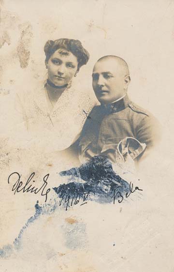 Békessy Béla és felesége 1916 májusában