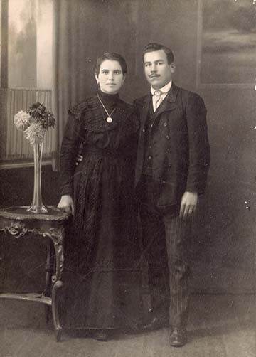 Csóré Antal és Sörös Julianna 1918 őszén