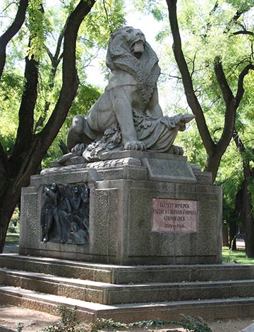 A 17-es honvédek emlékműve Székesfehérváron