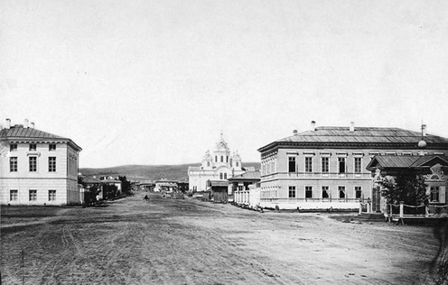 Troickoszavszk (ma: Kjahta, Orosz Föderáció) a XX. század elején 