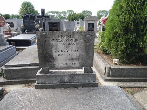 Keczeli Mészáros Gábor végső nyughelye a zentai felsővárosi temetőben