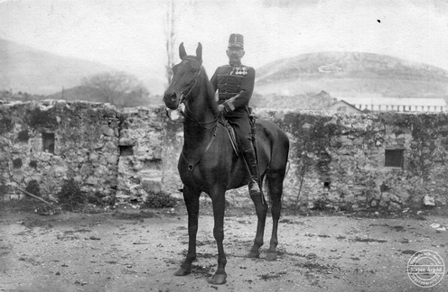 Lukách Géza ezredes Montenegróban 1915-ben