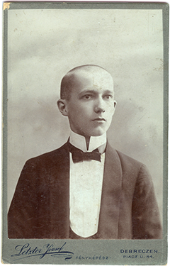 Miklóssy Sándor diákkori képe
