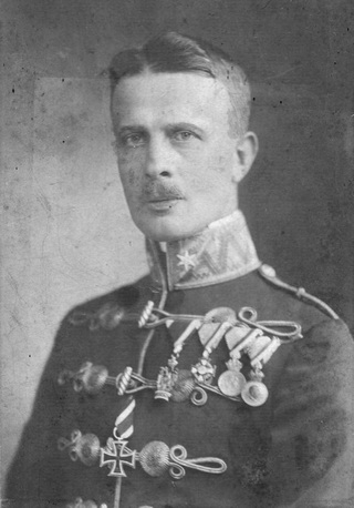 Perczel Armand őrnagy, valószínűleg 1917-ben