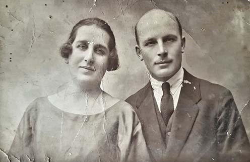Szöllősi Lajos és felesége, Arany Teréz