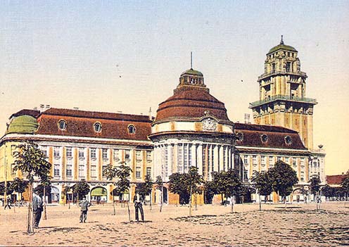 A zentai városháza az 1920-as években